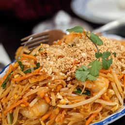 a plate of food with a fork