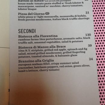 Terroni - Porterhouse steak price - Italian Near Me - Toronto, Ontario