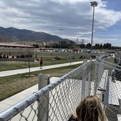 Manti Baseball/Softball Park - View of Manti Temple from field #3