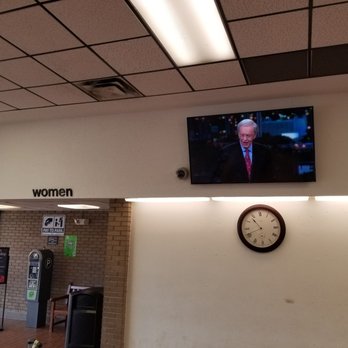 Amtrak - Staples Mill Road - TV serving up right wing religious propaganda on Sunday - Trains Near Me - Richmond, Virginia