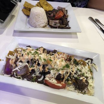 Bocas Grill Kendall - Fried Green Plaintains with Lomo steak...amazing! - Latin American Near Me - Miami, Florida Bocas Grill Kendall - Fried Green Plaintains with Lomo steak...amazing! - Latin American Near Me - Miami, Florida