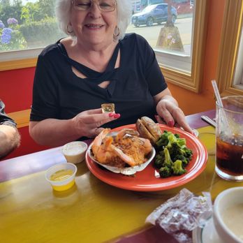 Mikey B's - Baked Stuffed Shrimp with 2 sides - Seafood Near Me - New Bedford, Massachusetts Mikey B's - Baked Stuffed Shrimp with 2 sides - Seafood Near Me - New Bedford, Massachusetts