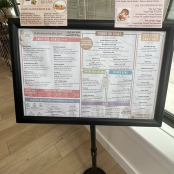 Chakra Bowls - Menu - Juice Bars & Smoothies Near Me - Poughkeepsie, New York