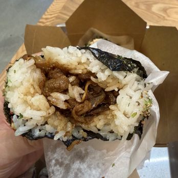 Rice & Nori - Sukiyaki onigiri was very satisfying! - Japanese Near Me - Pasadena, California Rice & Nori - Sukiyaki onigiri was very satisfying! - Japanese Near Me - Pasadena, California