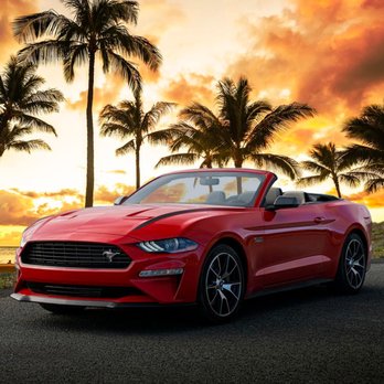 Aloha Rents - Convertible rental parked in Hawaii near the beach - Car Rental Near Me - Lihue, Hawaii Aloha Rents - Convertible rental parked in Hawaii near the beach - Car Rental Near Me - Lihue, Hawaii