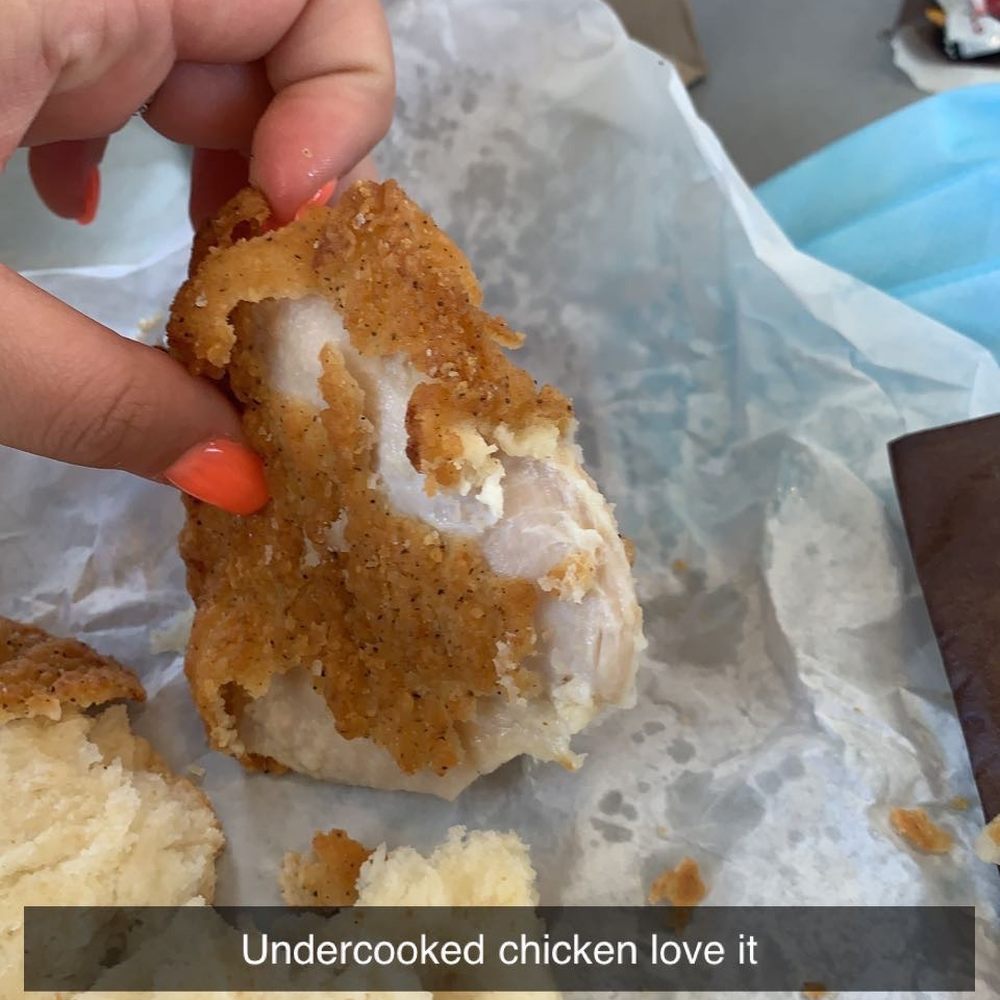 Biscuitville - Fried chicken biscuit undercooked - Breakfast & Brunch Near Me - Raleigh, North Carolina Biscuitville - Fried chicken biscuit undercooked - Breakfast & Brunch Near Me - Raleigh, North Carolina