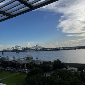 Tsunami Sushi Baton Rouge - View of Mississippi River from inside restaurant. - Sushi Bars Near Me - Baton Rouge, Louisiana