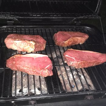 Dunns Corners Market - NY Strip Steaks on the grill - Grocery Near Me - Westerly, Rhode Island