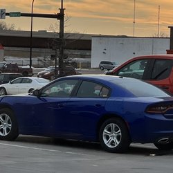 Hertz Rent A Car - dodge charge rear wheel drive I was given after finding out blizzard coming to airport- shut down less than 18 hours later due to blizzard