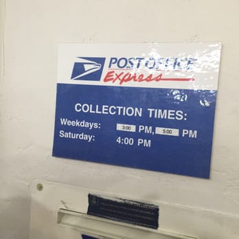 US Post office - Collecting hours - Post Offices Near Me - Sunnyvale, California