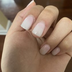 Cut skin on middle finger from filing down to my SKIN, messy cuticles from roughness