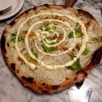 Stoneburner - Potato and squash pizza with walla walla onion. - Pizza Near Me - Seattle, Washington Stoneburner - Potato and squash pizza with walla walla onion. - Pizza Near Me - Seattle, Washington