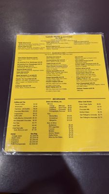 Menu photo 1 Pat's Cafe San Francisco, CA Menu photo 1 Pat's Cafe San Francisco, CA