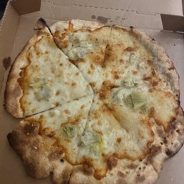 Lucy sunshine pizza. Was supposed to also come with globs of red sauce Lucy sunshine pizza. Was supposed to also come with globs of red sauce