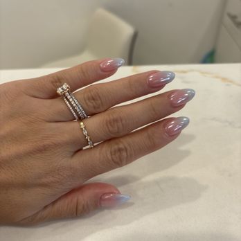 Vip Nails Lounge - Pink and blue ombré with chrome. Sooooo pretty! I love my nails. They did a great job! I would recommend coming here. - Nail Salons Near Me - Buena Park, California Vip Nails Lounge - Pink and blue ombré with chrome. Sooooo pretty! I love my nails. They did a great job! I would recommend coming here. - Nail Salons Near Me - Buena Park, California