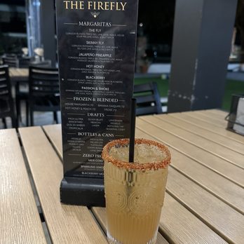 The Firefly Taco Cantina - Margarita menu & hot honey margarita - Mexican Near Me - St. Marys, Georgia