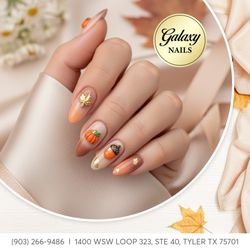 Galaxy Nails Spa - Fall is in the air and on your nails. Seasonal shades make every set timeless. Book now