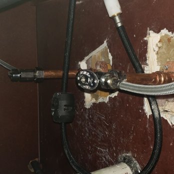 Roto-Rooter Plumbing & Water Cleanup - Picture of shutoff valves not sitting on my 2x4 inside my wall - Plumbing Near Me - Irving, Texas Roto-Rooter Plumbing & Water Cleanup - Picture of shutoff valves not sitting on my 2x4 inside my wall - Plumbing Near Me - Irving, Texas