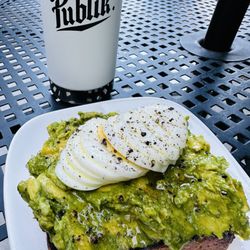 Publik Coffee Roasters - Avocado Toast + egg