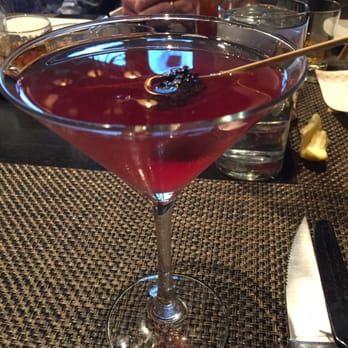J Gilbert's - Sparkling blackberry martini - Steakhouses Near Me - McLean, Virginia