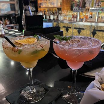 Cantina Imperfecto - Spicy peach margarita , watermelon mint margarita - Desserts Near Me - Myrtle Beach, South Carolina