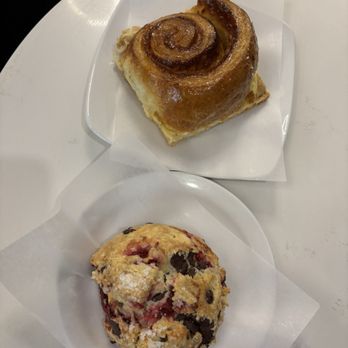 Breka Bakery & Cafe - Raspberry dark chocolate scone, Copenhagen - Bakeries Near Me - Vancouver, British Columbia