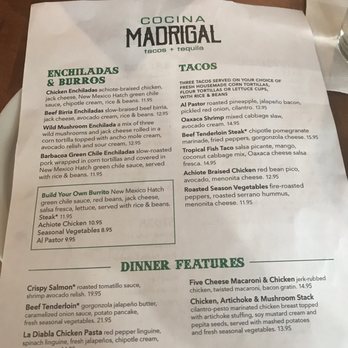 Cocina Madrigal - Menu - Tacos Near Me - Phoenix, Arizona Cocina Madrigal - Menu - Tacos Near Me - Phoenix, Arizona
