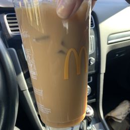 Iced Coffee with a splash of milk Iced Coffee with a splash of milk