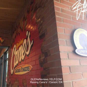 Raising Cane's Chicken Fingers - Their wall looking like an ECW entrance way looks dope. - Fast Food Near Me - Carson, California Raising Cane's Chicken Fingers - Their wall looking like an ECW entrance way looks dope. - Fast Food Near Me - Carson, California