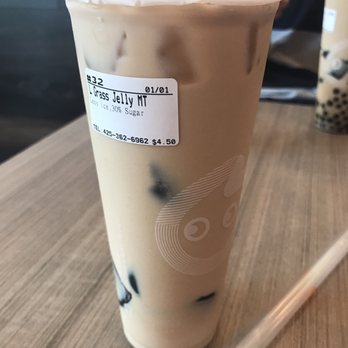 CoCo Bubble Tea - Large Grass Jelly Milk Tea - Bubble Tea Near Me - Bellevue, Washington CoCo Bubble Tea - Large Grass Jelly Milk Tea - Bubble Tea Near Me - Bellevue, Washington