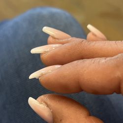 Sky Nails & Spa - Thick and sloppy when I asked for his name so he could claim his work he didn't want to give it.