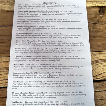 Little Bad Wolf - Beer list - American Near Me - Chicago, Illinois Little Bad Wolf - Beer list - American Near Me - Chicago, Illinois