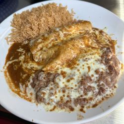 Chicken enchiladas