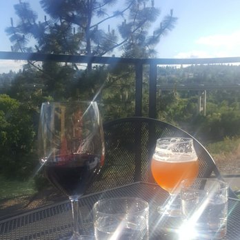 Nectar Wine And Beer - Summer evening on the patio - Wine Bars Near Me - Spokane, Washington