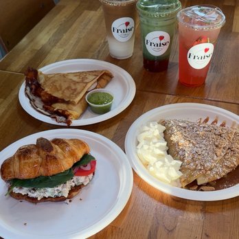 Fraise Cafe - Chicken Salad, All American Apple Pie (Crepe), Turkey Pesto - Creperies Near Me - Fullerton, California