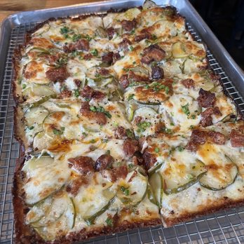 The Goat's Beard - Pickle pizza Large Pizza 10"x14" - New American Near Me - Wayne, Pennsylvania The Goat's Beard - Pickle pizza Large Pizza 10"x14" - New American Near Me - Wayne, Pennsylvania