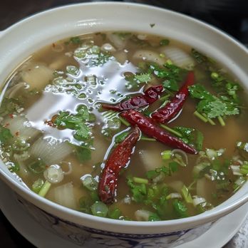 Lao Kitchen - spicy chicken feet soup - Laotian Near Me - Las Vegas, Nevada