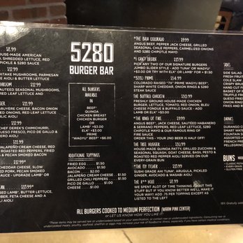 5280 Burger Bar - 5280 Burger Bar Menu - Burgers Near Me - Westminster, Colorado 5280 Burger Bar - 5280 Burger Bar Menu - Burgers Near Me - Westminster, Colorado