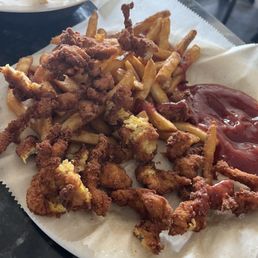 Kids chicken tenders and fries Kids chicken tenders and fries