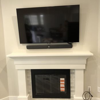 Bay Area Wall Mounts - Installed TV mount along with sound bar. - Home Theatre Installation Near Me