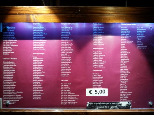 Menu photo 2 Cuccagna Pub Rome, RM