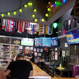 Bar at the Bakersfield Beer Company Bar at the Bakersfield Beer Company