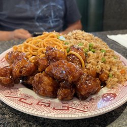 Treasure Dragon Chinese Cuisine - Look at this 9.99 special lunch! Plenty and yummy