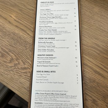 Jacks Monterey - Breakfast menu - Bars Near Me - Monterey, California Jacks Monterey - Breakfast menu - Bars Near Me - Monterey, California