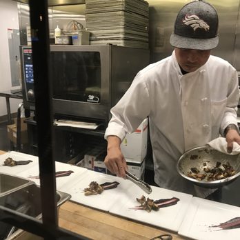Parker Garage - Preparing the duck!!! - New American Near Me - Parker, Colorado Parker Garage - Preparing the duck!!! - New American Near Me - Parker, Colorado