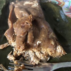 Inside of pollo pastel bueno!
