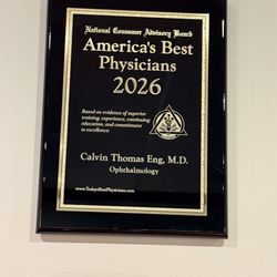 Calvin T Eng, MD - Congratulations