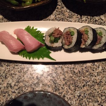 Sushi Den - Kobe roll and fatty blue fin tuna belly - Japanese Near Me - Denver, Colorado