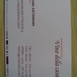Weinhandlung Vino della casa