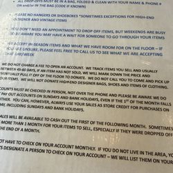 Consignment FAQ